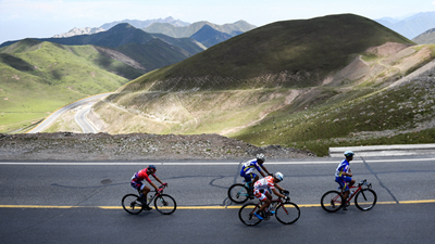 自行車&mdash;&mdash;環(huán)青海湖國(guó)際公路賽第二賽段賽況